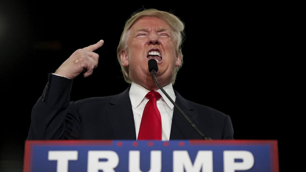 Donald Trump was the favourite of 31 per cent of Republicans in a rolling poll in the five days ended on Friday. Photograph: Randall Hill/Reuters