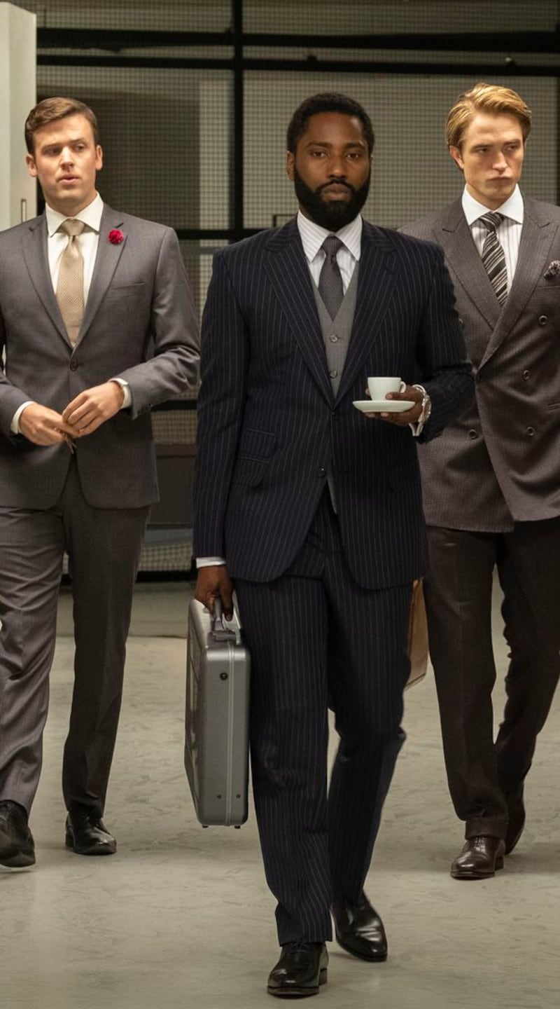 Tenet: Jack Cutmore-Scott, John David Washington and Robert Pattinson in Christopher Nolan’s new film