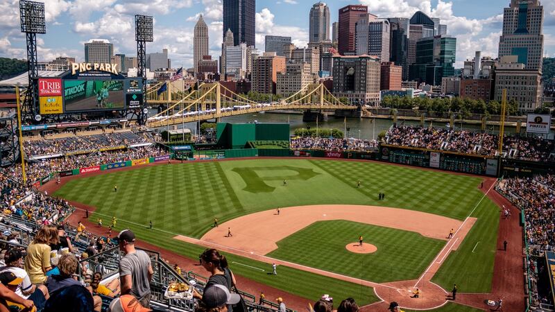 PNC Park, home to the baseball team the Pittsburgh Pirates