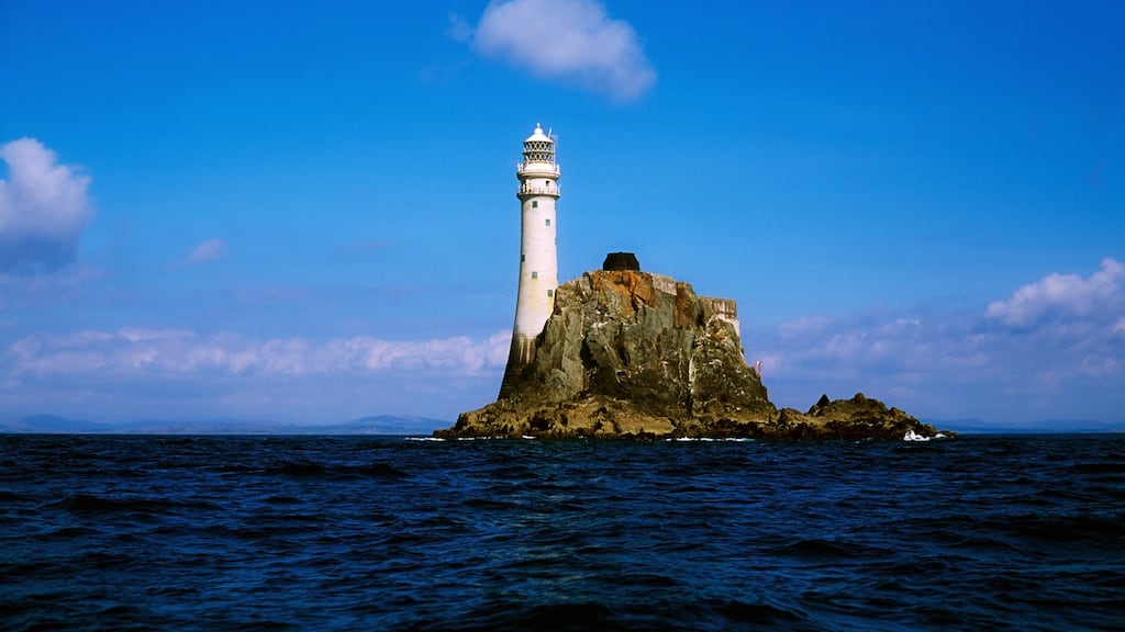 Light keeper Gerald Butler  watched events during the tragic 1979 race unfold from his post at Fastnet Rock (above) and provided a guiding light to yachts and radio signals to rescuers. File photograph: Getty