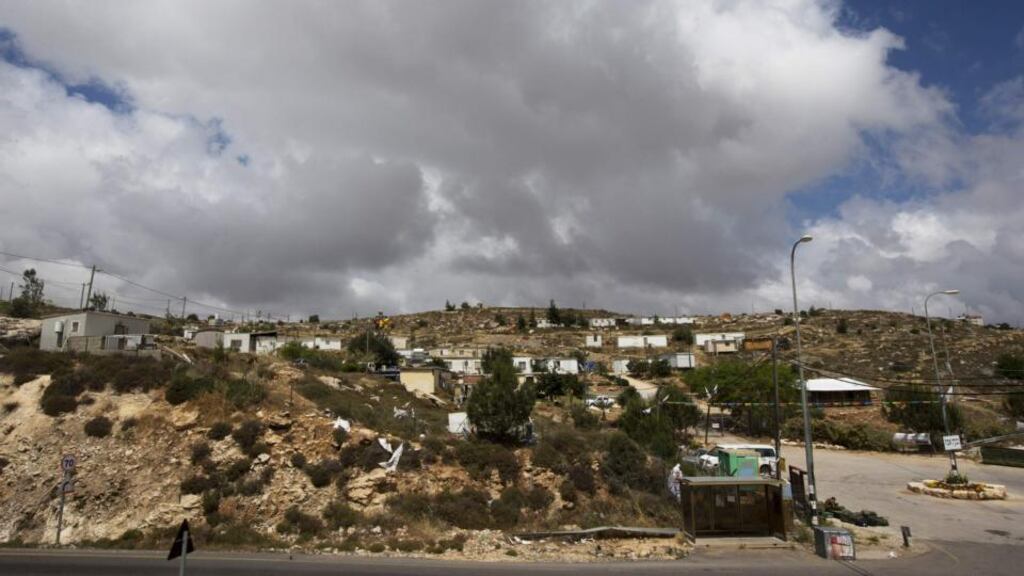 The West Bank settler outpost of Givat Asaf near Ramallah. Photograph: Reuters