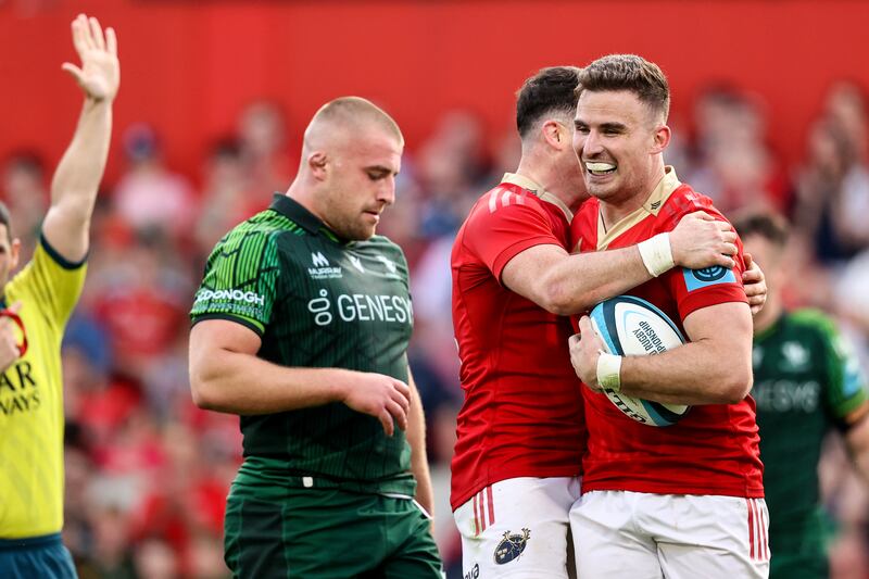 Munster are battling for home seeding while Connacht find themselves fighting to stay in the playoff spots. Photograph: Ben Brady/Inpho
