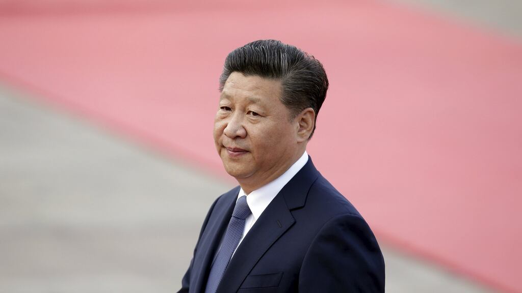 China’s president Xi Jinping has initiated a moral crusade that has seen TV items involving LGBT content taken off the air. Photograph: Jason Lee/Reuters