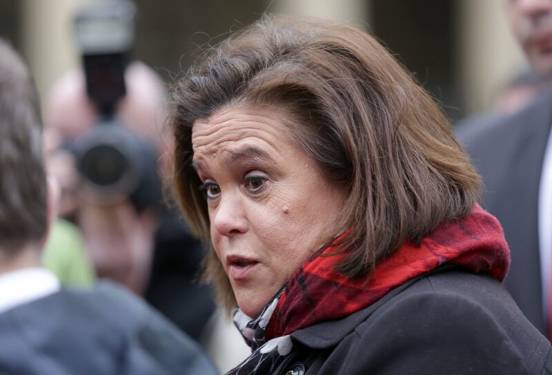 Sinn Fein’s leader Mary Lou McDonald: ‘Is there somebody inside who I think should be the chief constable? And I have to answer honestly that no, I cannot identify such a person.’ Photograph: Laura Hutton/The Irish Times
