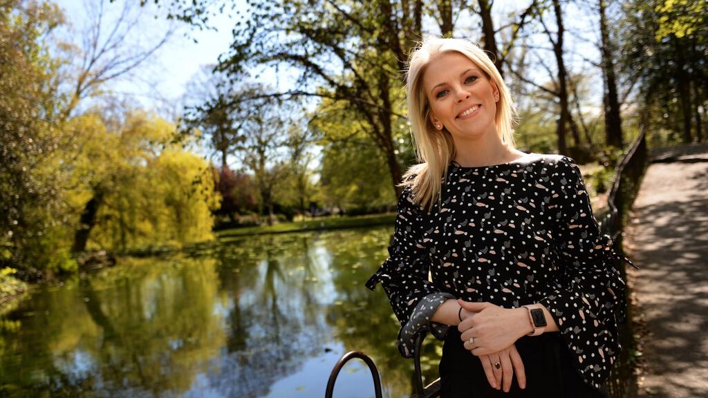 Laureate na nÓg Sarah Crossan won the Carnegie Medal previously for One in 2016 and was shortlisted twice: for The Weight of Water in 2013 and Apple and Rain in 2015. Photograph: Dara Mac Donaill