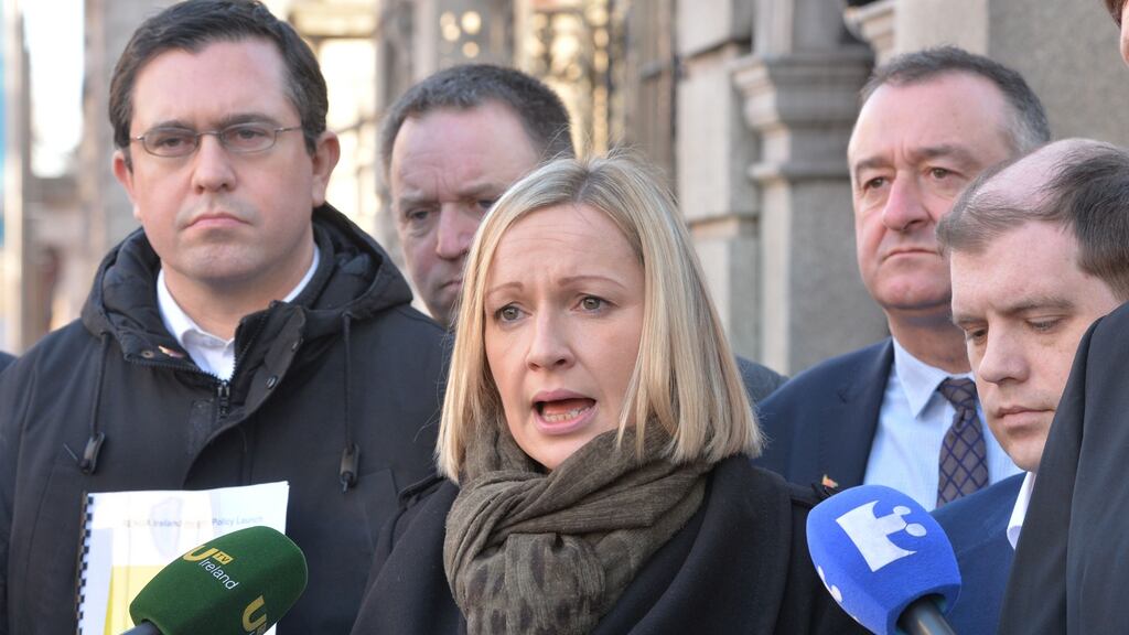 Renua Ireland leader Lucinda Creighton at a policy launch. File photograph: Alan Betson/The Irish Times