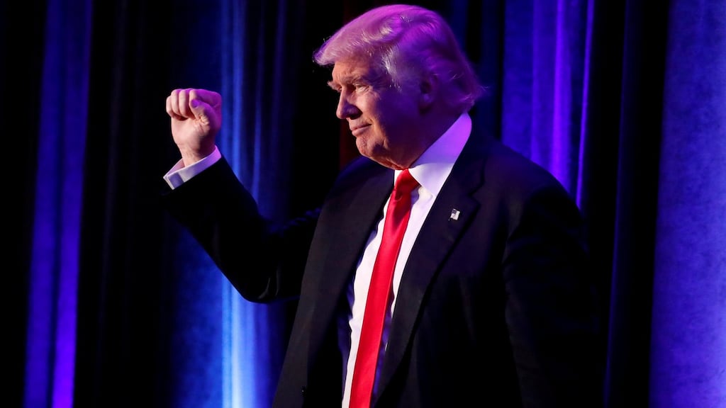 Donald Trump: his expectations for fiscal stimulus next year have clearly changed market expectations. Photograph: Andrew Kelly/Reuters