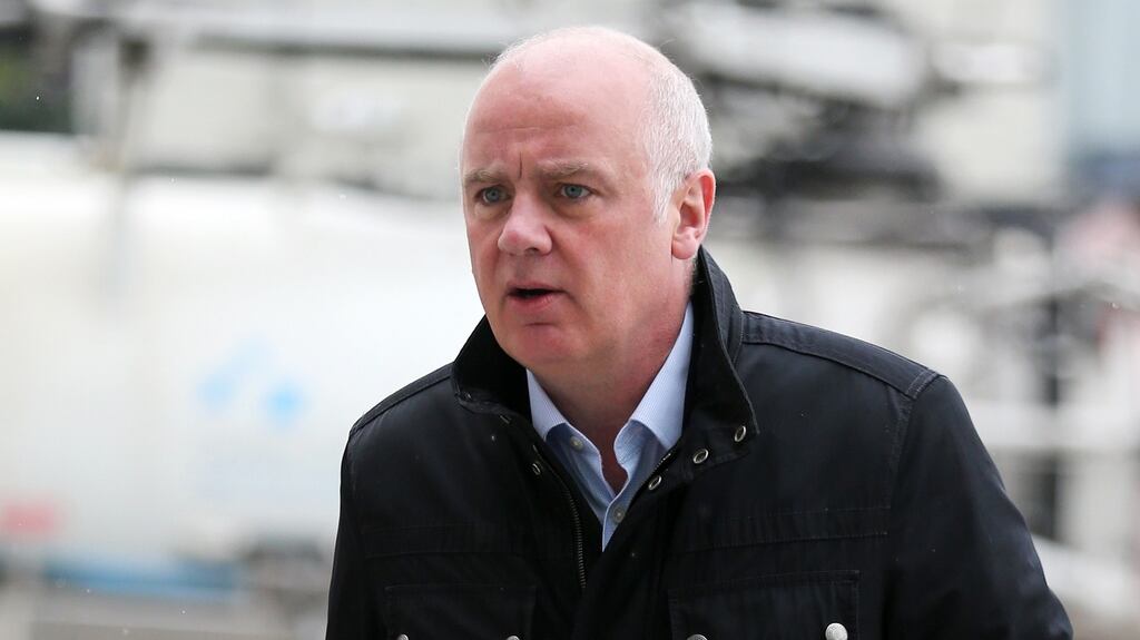 Former Anglo Irish Bank chief executive David Drumm arriving at Dublin Circuit Criminal Court today. Photograph: Collins Courts.