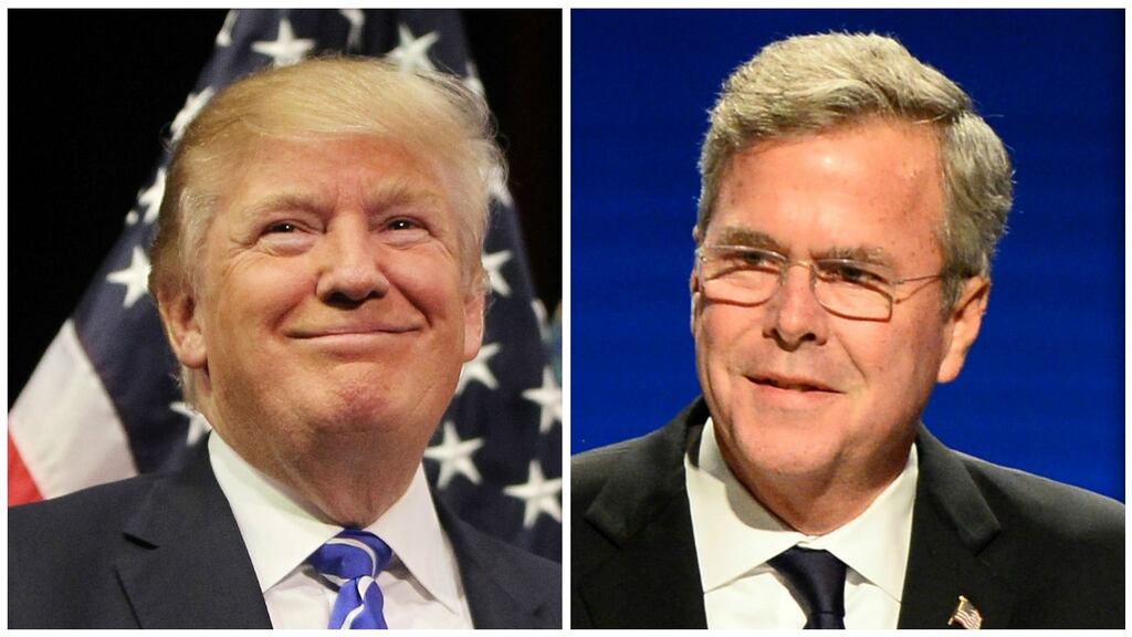 A war of words has erupted between Republican presidential frontrunner Donald Trump and rival Jeb Bush over who’s to blame for the 9/11 attacks