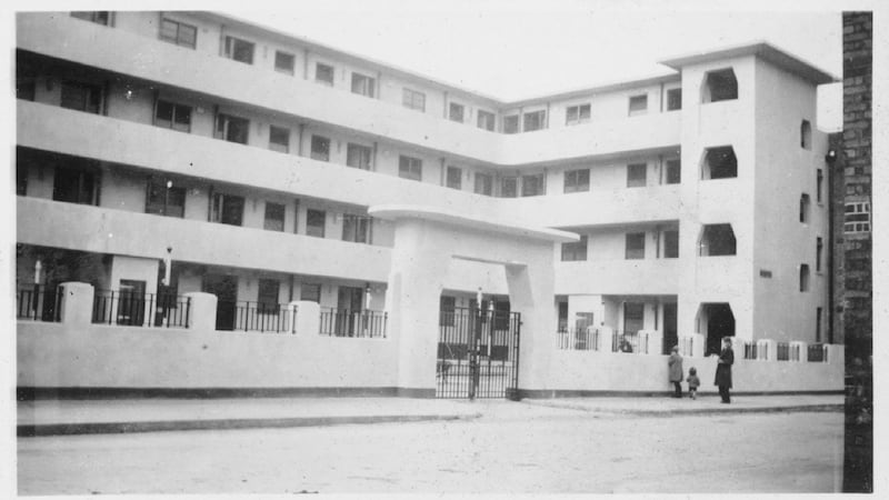 Flats at Chancery Place Dublin. Photograph: G&T Crampton Archive