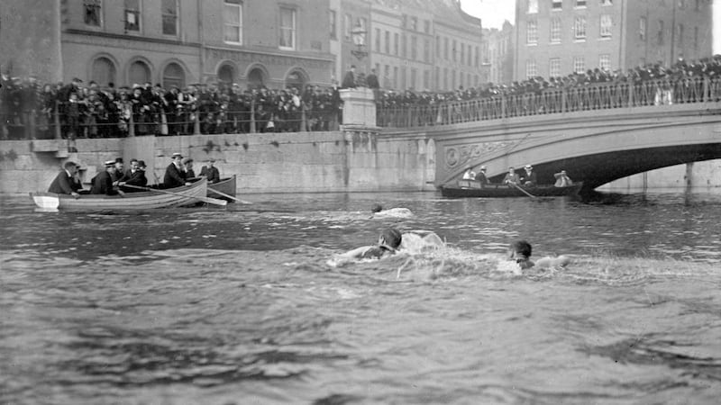 In its early incarnation the swim was not for the faint hearted as “the Lee was an open sewer”. Photograph: Irish Examiner