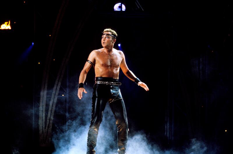 One night, Flatley went on stage bare-chested and the audience loved it. Photograph: Robin Little/Redferns