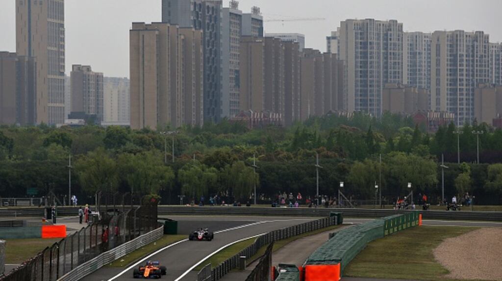 Formula One chiefs are poised to announce the postponement of the Chinese Grand Prix at Shanghai International Circuit. Photograph: Getty Images