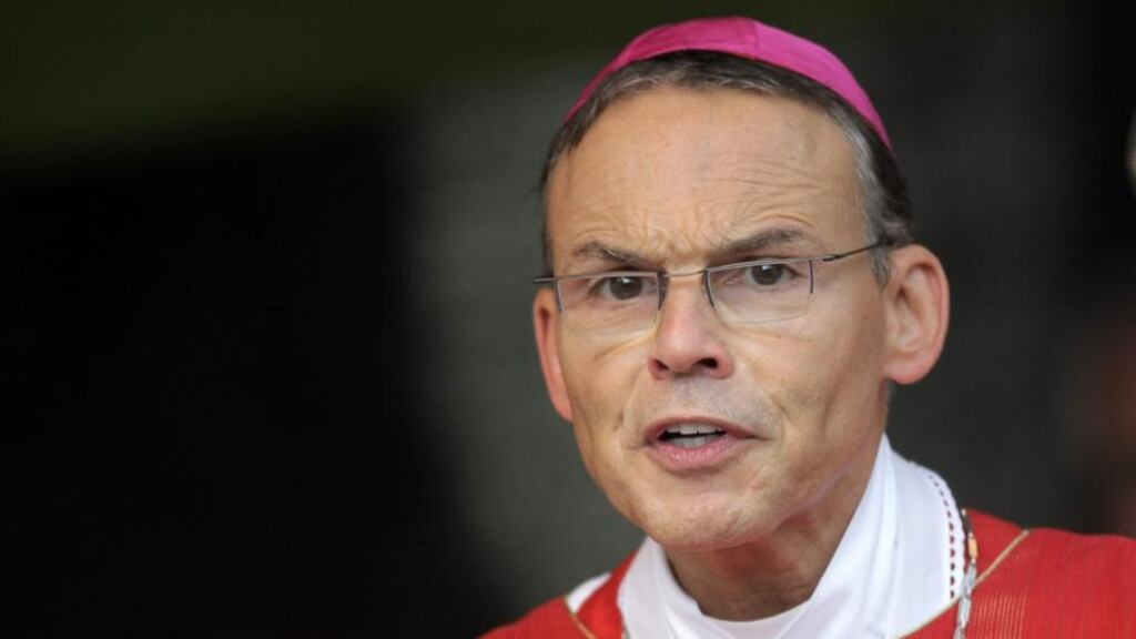 Bishop Franz-Peter Tebartz van Elst: now reported to be living in a sprawling penthouse apartment in Rome with a monthly salary of €10,300. Photograph: Fredrik Von Erichsen/EPA