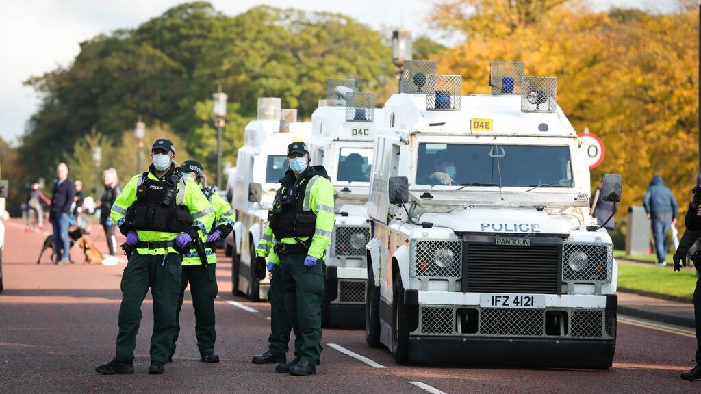 The PSNI is investigating after a man was shot in the leg in west Belfast. Photograph: Kelvin Boyes/Press Eye