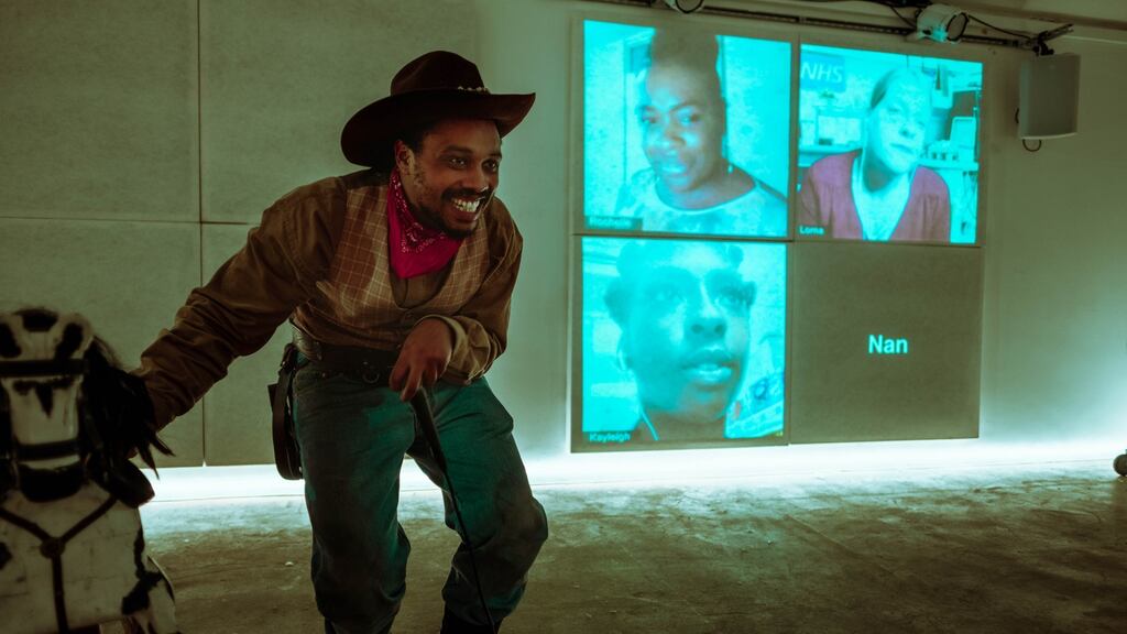 Taurean Steele in The Ballad of Corona V. Photograph: Dylan Nolte