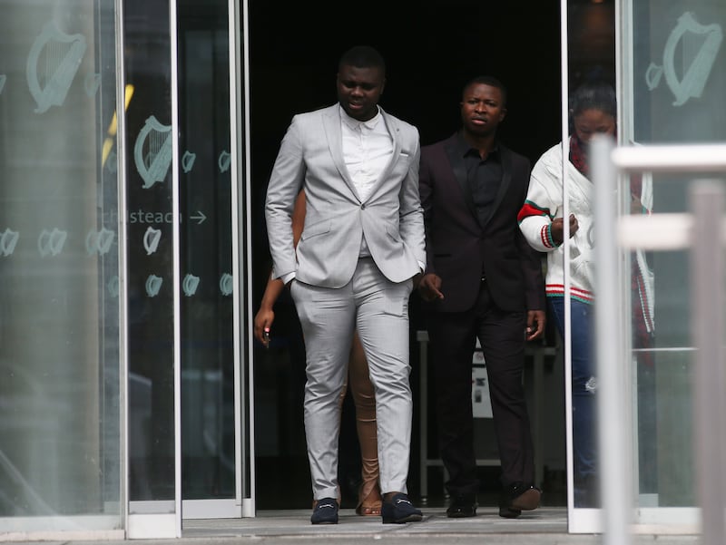 Omowale Owalabi from Navan and Samson Ajayi from Co Meath were jailed for their roles in an online romance fraud involving a woman in her 60s. Photograph: Collins