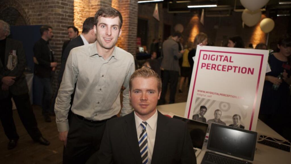 Liam Brennan (left) and Aaron Byrne of Digital Perception