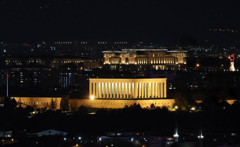 The Mausoleum of Mustafa Kemal Ataturk, founder of modern Turkey, in Ankara. Pegasus Airlines opened a direct route from Dublin to the Turkish capital earlier this summer. Photograph: Adem Altan/AFP via Getty Images