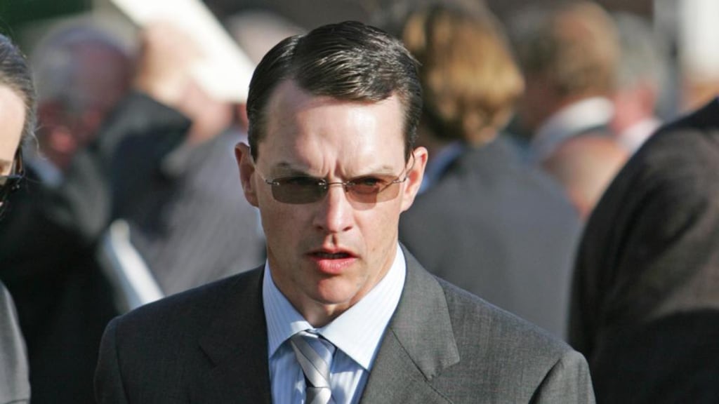 Aidan O’Brien: has indicated his course maiden winner Found is
set
to be supplemented to the Moyglare field. Photograph: Frank Miller/The Irish Times