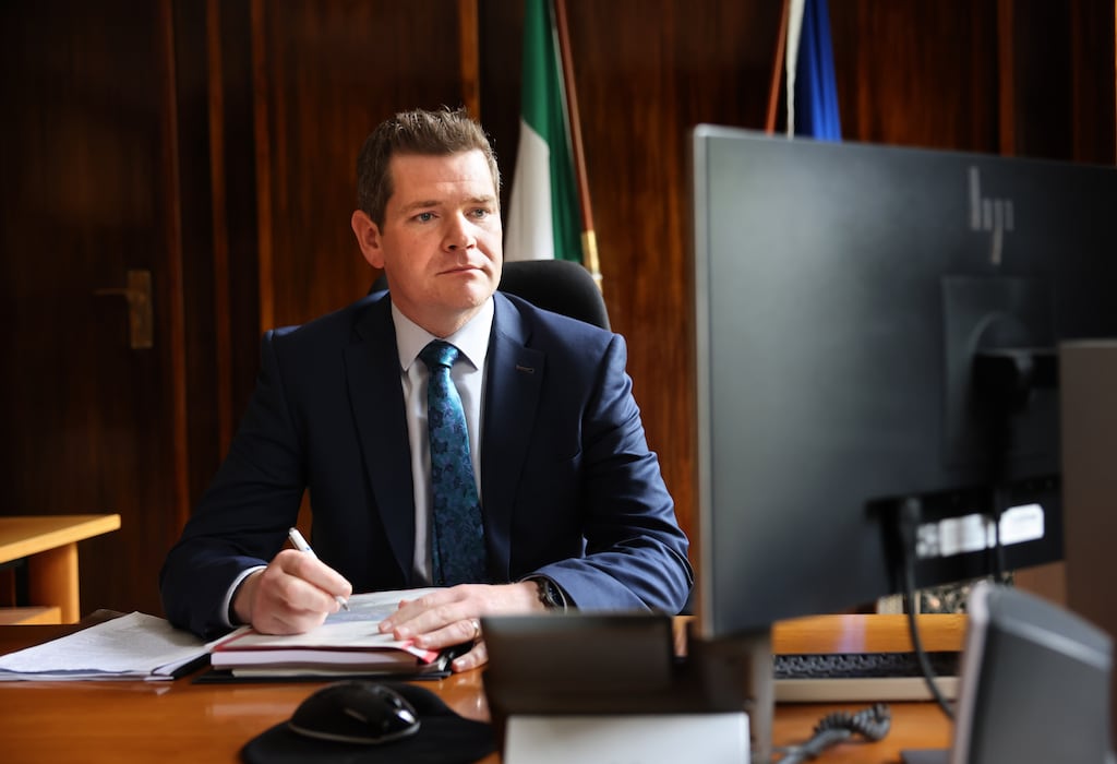 Peter Burke: the security concerns were referred to in briefing documents for the Minister for Enterprise on his appointment several weeks ago. Photograph: Dara Mac Dónaill