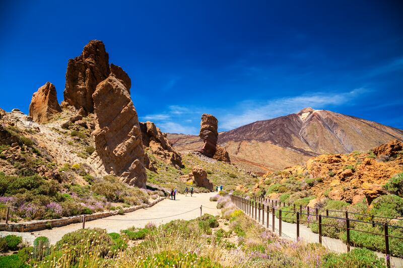 Take in the striking landscapes of Mount Teide, Tenerife