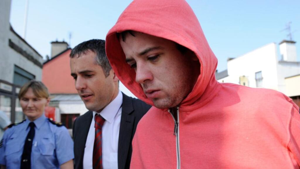 Alan Cawley arriving at Swinford District Court last month charged with the murder of Jack and Tommy Blaine. Photo : Keith Heneghan / Phocus