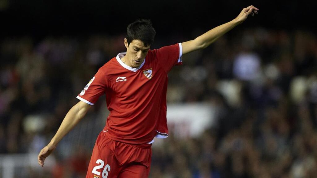Sevilla’s Luis Alberto has been the subject of a ‘very good’ offer from Liverpool. Photograph: Getty Images