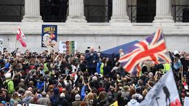 Nine officers injured and 16 arrested at London anti-lockdown protest