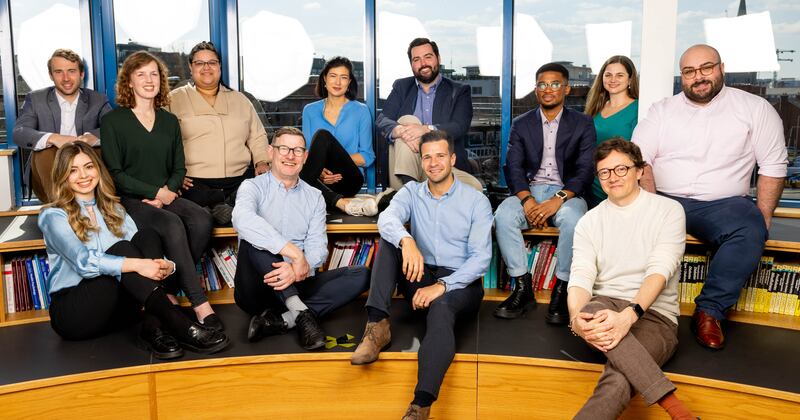 The Silvercloud Health team. Photograph: Conor Healy/Picture It Photography