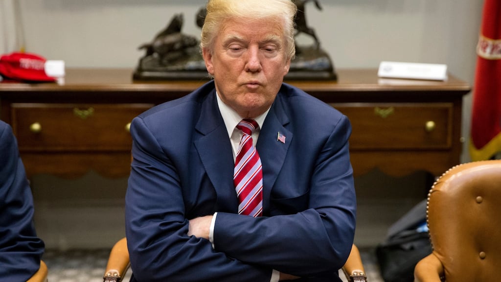 Multiple surveys point to a recession, or more accurately a Trump-cession, not to mention the sell-off in US stock markets, which suggests we are on the cusp of something enormous. Photograph: Getty Images