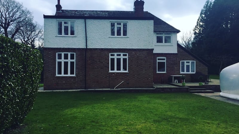 A before picture of Rebecca Doyle’s Victorian coach house project