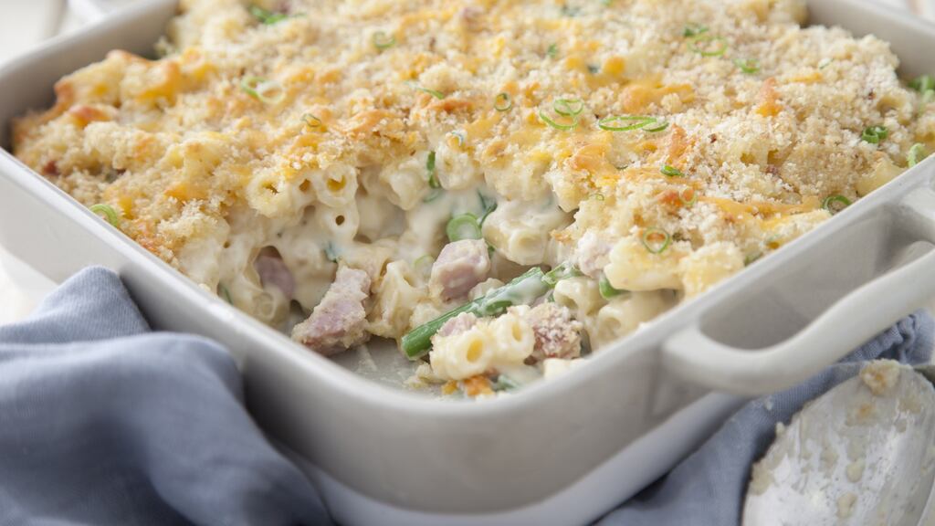 Once all the ingredients are ready, the dish takes 20 minutes in the oven.