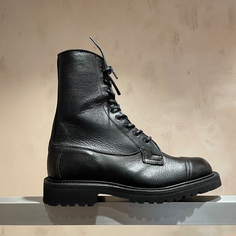 Black leather high ankle boots, €675 from Trickers from Dopl, Wicklow Street, Dublin