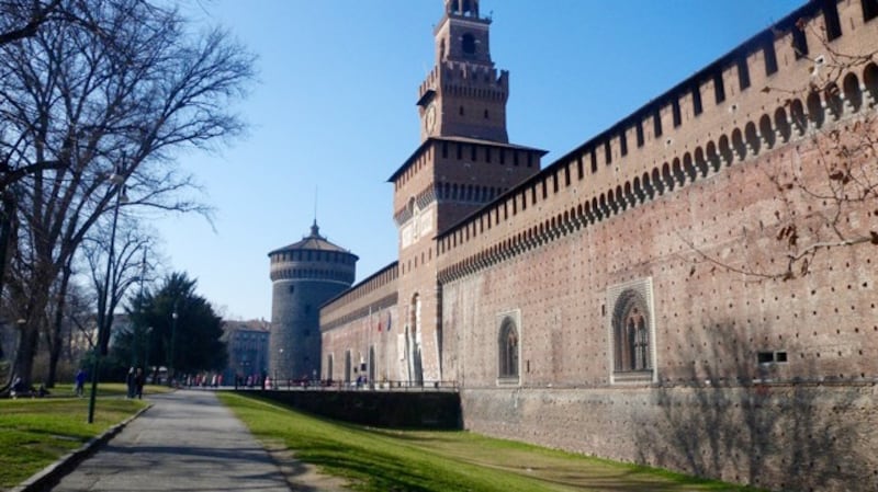 Milan’s Sforzesco Castle is ‘a peaceful downtown oasis’