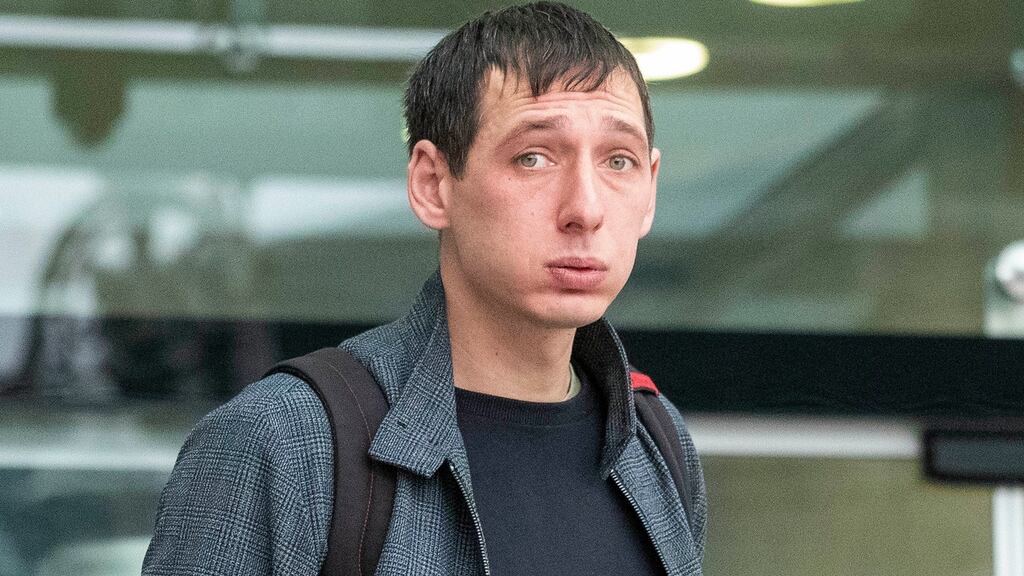 Swiatoslaw Jaroszynski (34), who had taken two different kinds of medication for back pain along with cannabis, had no memory of the events, the court heard. Photograph: Collins Courts