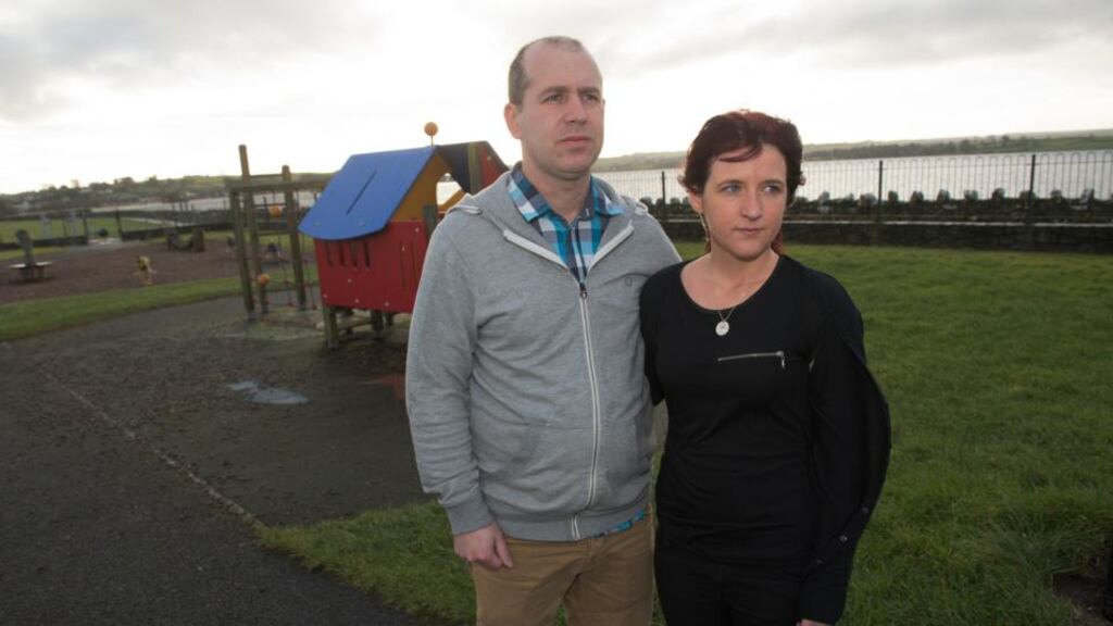 Warren and Lorraine Reilly, who lost two babies following care at Portiuncula Hospital. Photo: Andrew Downes