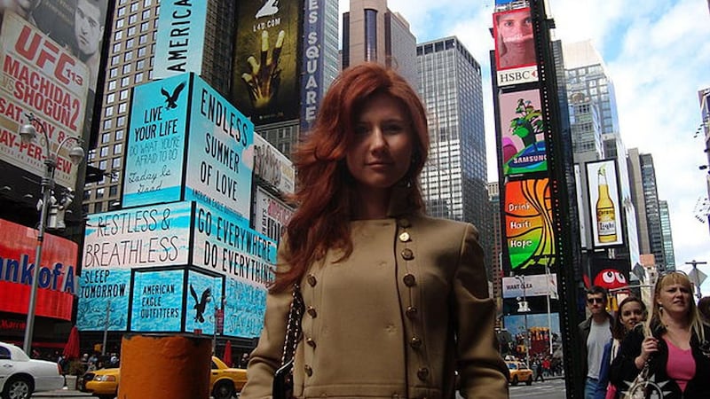 Anna Chapman, a Russian intelligence agent who was arrested in the United States in 2010, and who pleaded guilty to conspiracy to act as a Russian agent. Photograph: AP