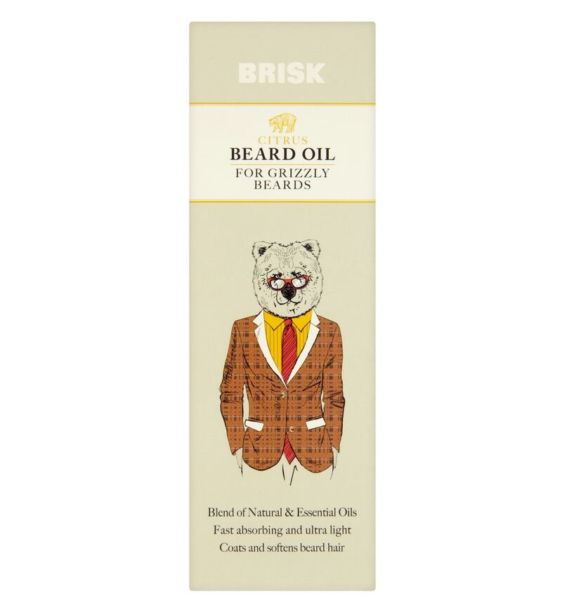 Brisk Beard Oil (€9.99 from Boots): a must-have product for any man fond of his facial fuzz