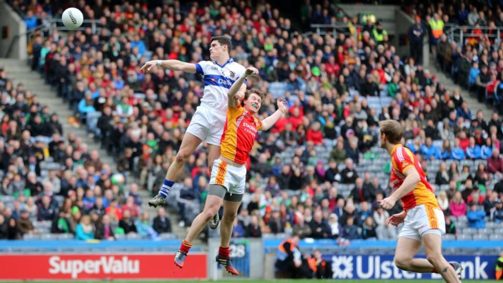St Vincent’s Diarmuid Connolly scores a goal against Castlebar Mitchels during last year’s All-Ireland club footbal final at Croke Park. Photo: Cathal Noonan/Inpho
