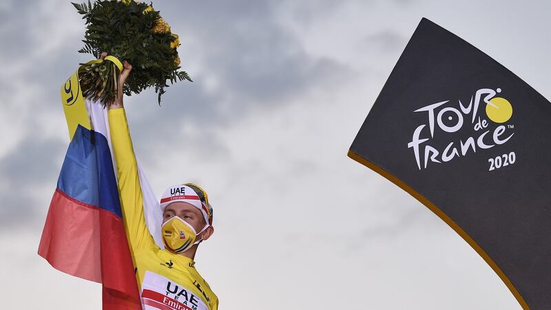 Slovenia’s Tadej Pogacar starts the Tour as defending champion after becoming the second-youngest winner in the history of the race last year. Photograph: Anne-Christine/Getty Images