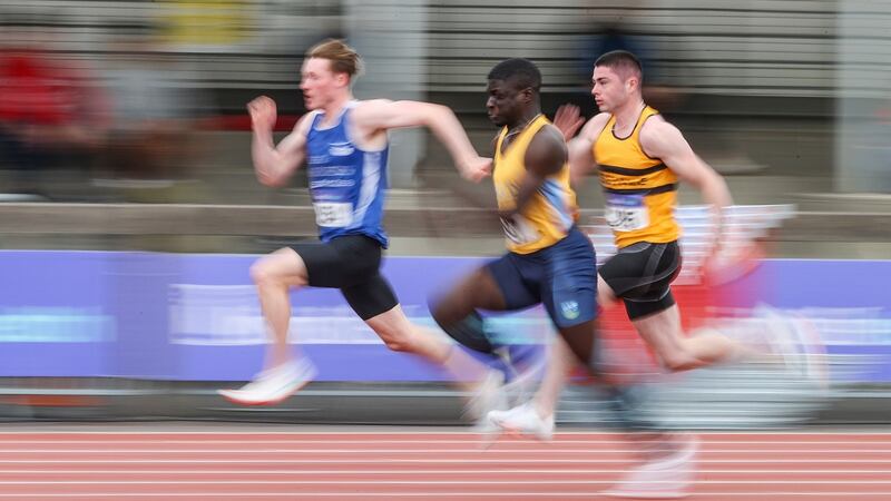 Olatunde has admitted he dreams one day of beating the 10 second barrier. Photograph: Bryan Keane/Inpho