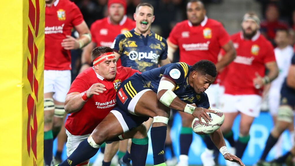 Waisake Naholo is likely to face the Lions in the opening Test on June 24th. Photograph: Hannah Peters/Getty