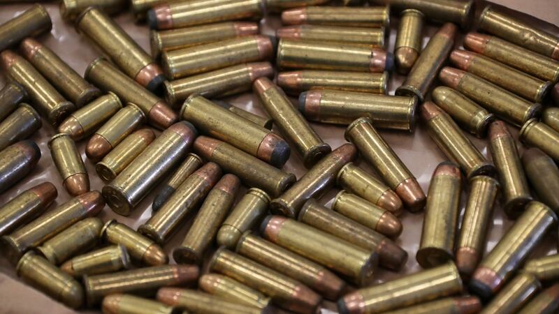 Assorted ammunition,  part of a haul seized in Finglas. Photograph: Collins
