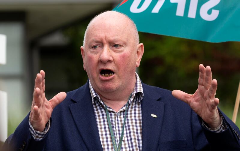 Seamus Dooley of the NUJ attended a 'town hall' meeting of RTÉ staff and director general Kevin Bakhurst. Photograph: Colin Keegan/Collins Dublin