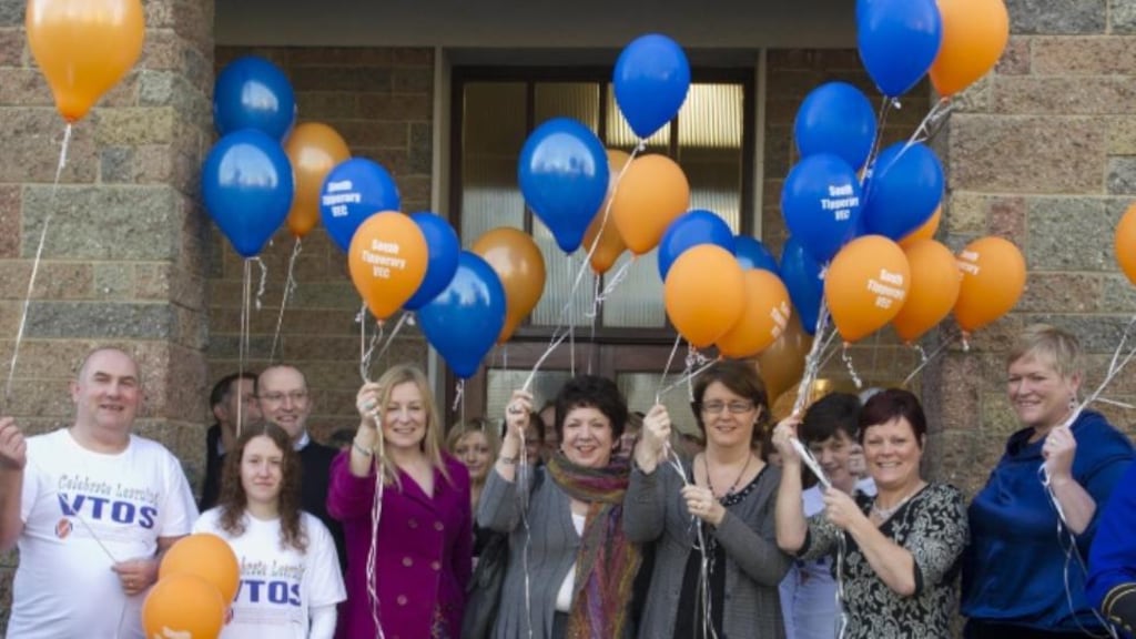 All in the community: VTOS (Vocational Training and Opportunities Scheme) learners from Tipperary Education and Training Board at an open day organised by Limerick Community Education Network