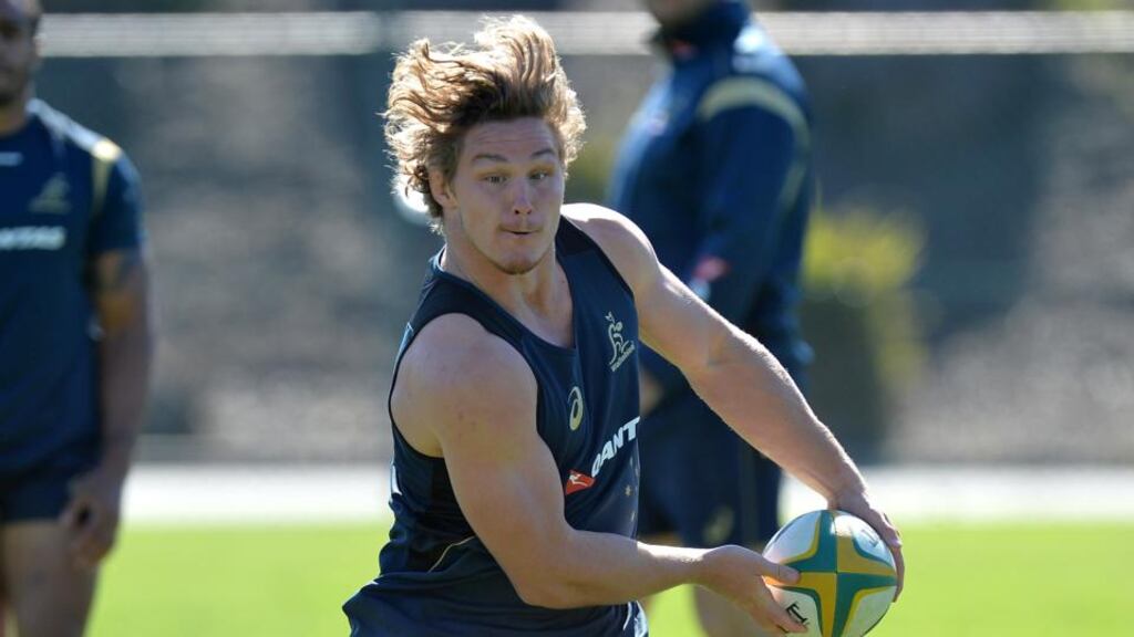 Australia captain Michael Hooper will be available to play New Zealand in The Rugby Championship decider as he will serve his one-match ban in a club game. Photograph:  Bradley Kanaris/Getty Images