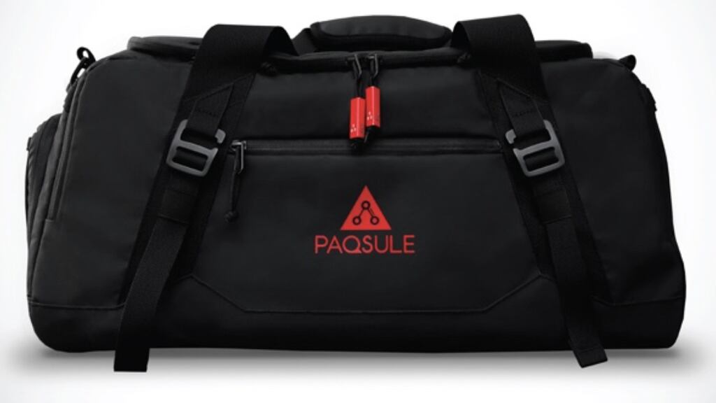 It has a built-in rechargeable battery and enough pockets and compartments to carry everything from your clothes and shoes to your laptop and tablet