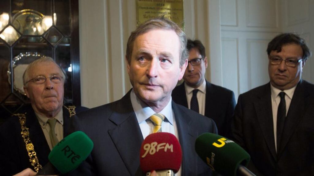 Taoiseach Enda Kenny has pledged to renew pressure on the British government to agree to an inquiry into the August 1971 Ballymurphy killings which resulted in 11 killings. Photograph: Gareth Chaney Collins