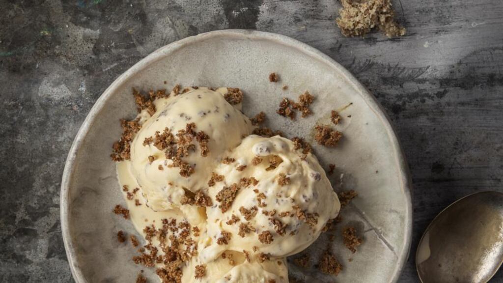 Brown bread ice-cream.